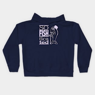 So Fish ticated (light on dark) Kids Hoodie